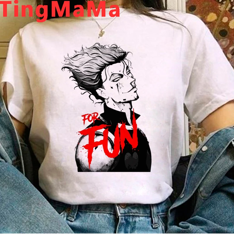 Футболка унисекс с японским аниме Hunter X лидер продаж летние топы для женщин