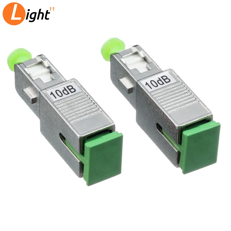 5 шт. SC APC 10bd Simplex mode волоконно оптический аттенюатор 10dB металлический FTTH