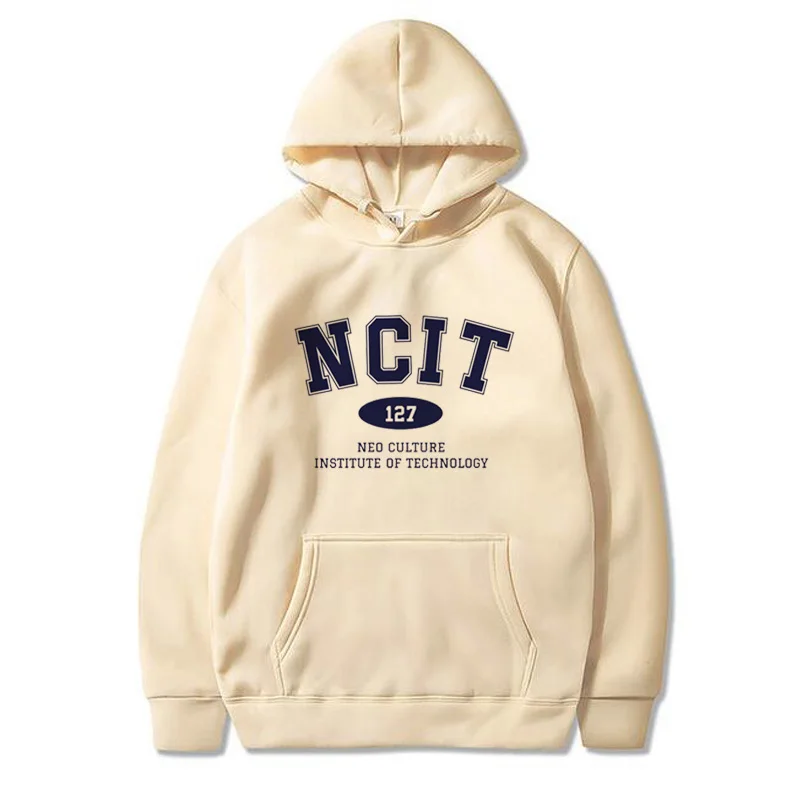 Толстовка NCIT 127 NCT модная уличная одежда с буквенным принтом для мужчин и женщин