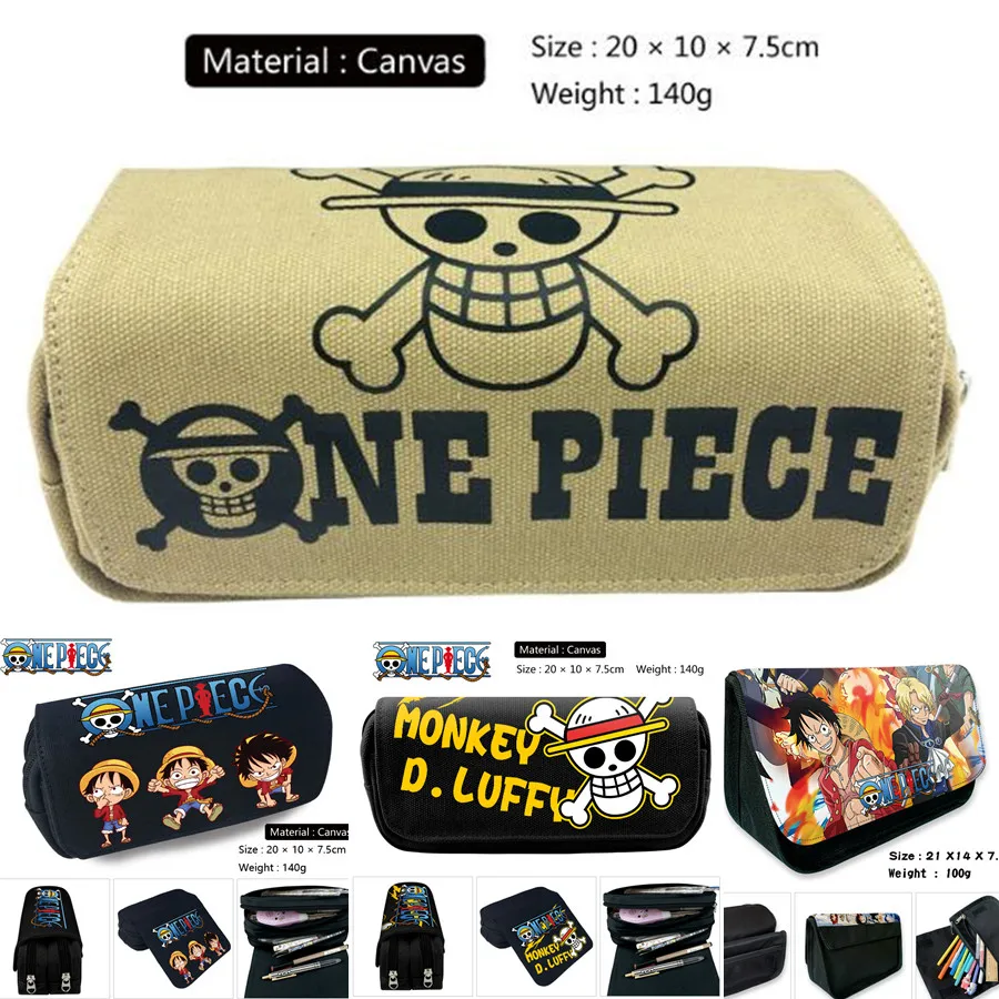 

Chopper Anime Luffy Zoro Wallet Canvas Zipper Pencil Wallet Purse Bags For Boy Girl Students School Bags Gifts
