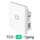 Broadlink TC3 123 банды Великобритании wifi смарт-светильник переключатель, белая сенсорная панель, нужно использовать с пультом Broadlink S3 совместим с Aleax Google