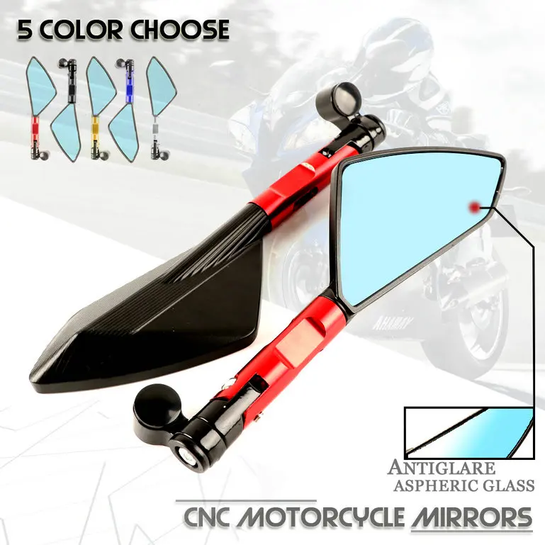 CNC алюминиевое мотоциклетное зеркало Moto Accessoire БАР КОНЕЦ ЗАДНЕГО вида боковые