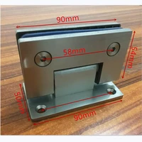 90 degree open sus304 stainless steel hinges wall installation glass shower door hinges for home bathroom furniture hinges