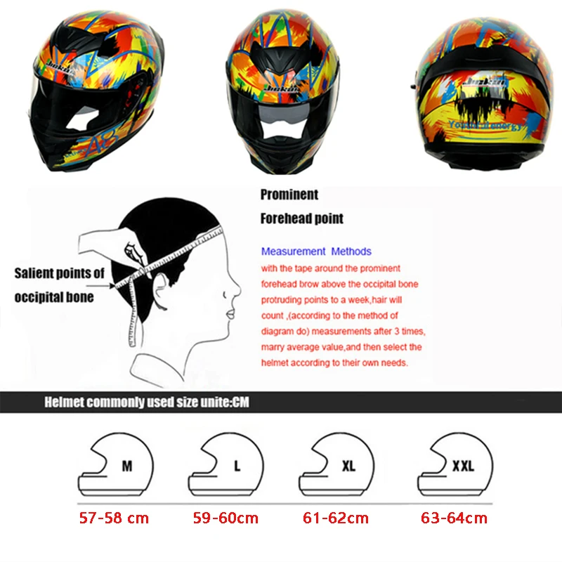 Full Face Motorcycle Helmet Dual Visor Tail Wing Racing Washable Lining Moto Safety Helm Casco Casque DOT Approved | Автомобили и