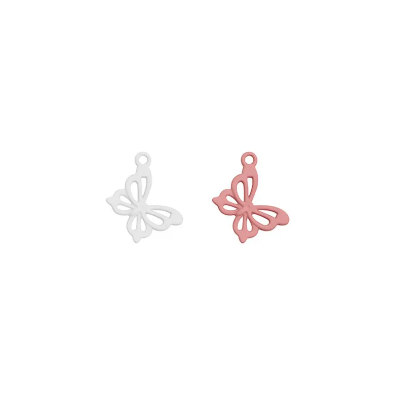 

10 шт. 20x14 мм металлический сплав очаровательные браслеты бабочки из подвесные аксессуары для изготовления украшений своими руками