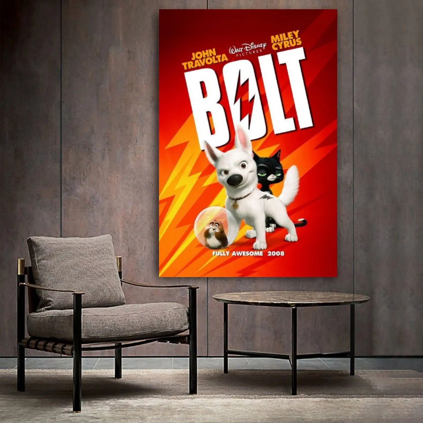

Bolt Movie & TV Canvas Art Poster and Wall Art Picture Print Modern Family bedroom Decor Posters