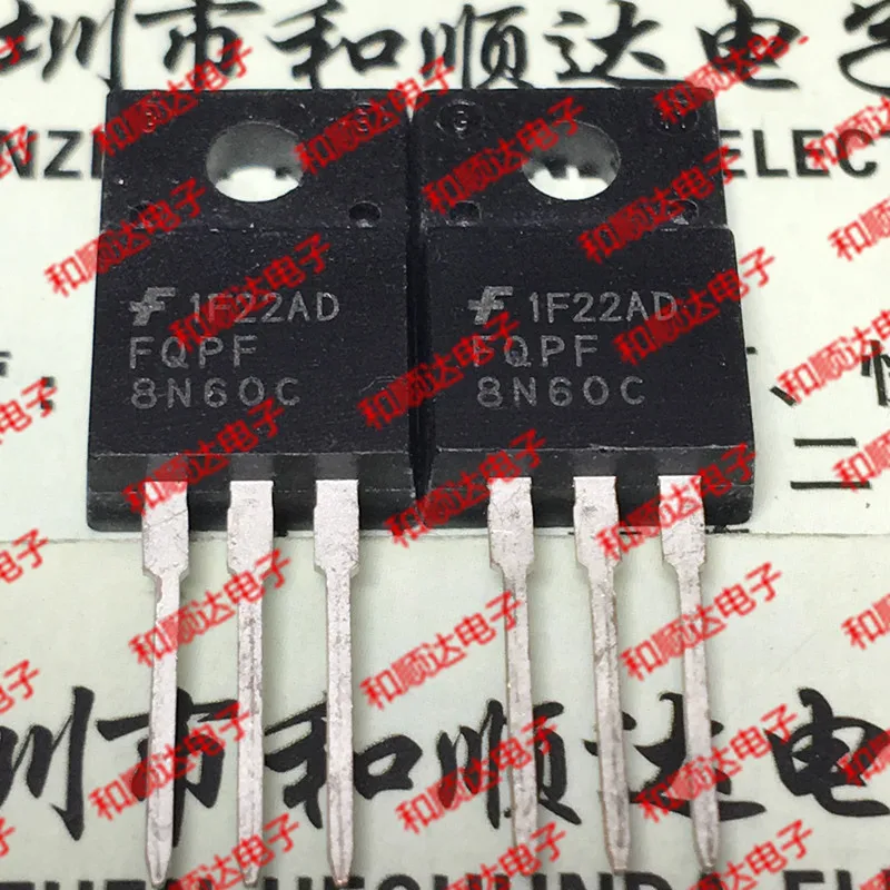 

5 шт./лот FQPF8N60C TO-220F 600V 8A