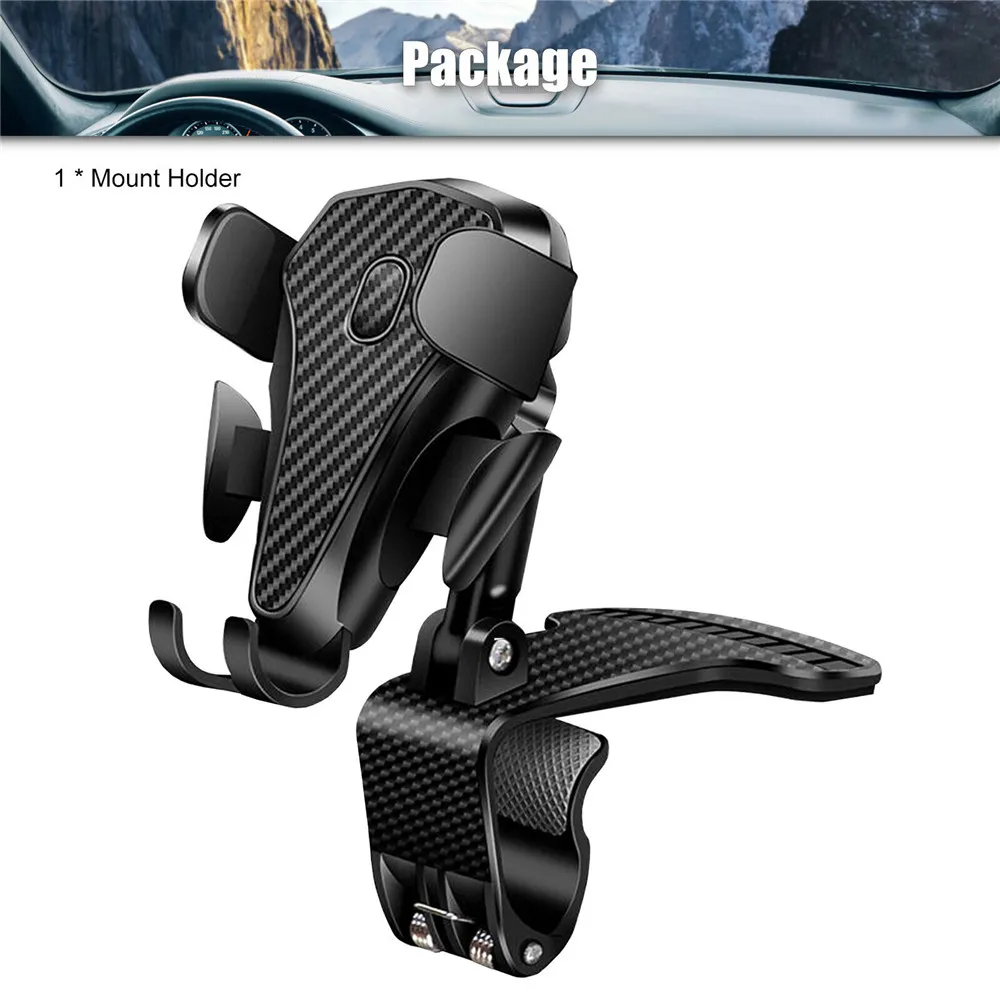 

Car Phone Holder 360 Degree Rotate Dashboard Non-slip Mat Rubber Mount Holder 4.0 To 7.0 Inch Gps Mobile Phone Holder In Car