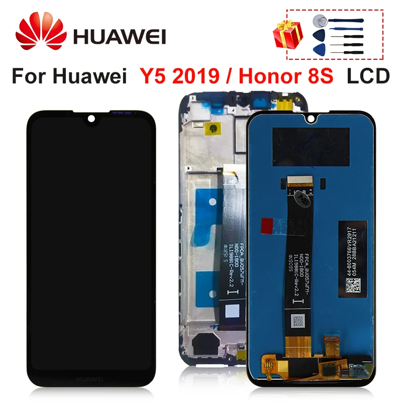 

5,7 "для Huawei Y5 2019 ЖК-дисплей Honor 8S AMN-LX9 AMN-LX1 AMN-LX2 AMN-LX3 сенсорный экран, дигитайзер, для сборки, запасные части