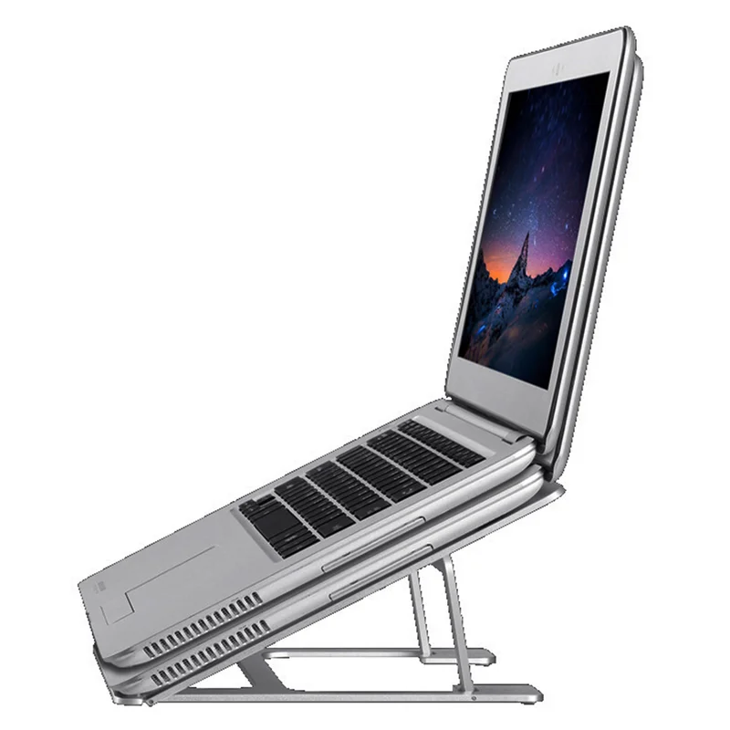 Складная портативная подставка под ноутбук/планшетофон из сплава|Подставка для