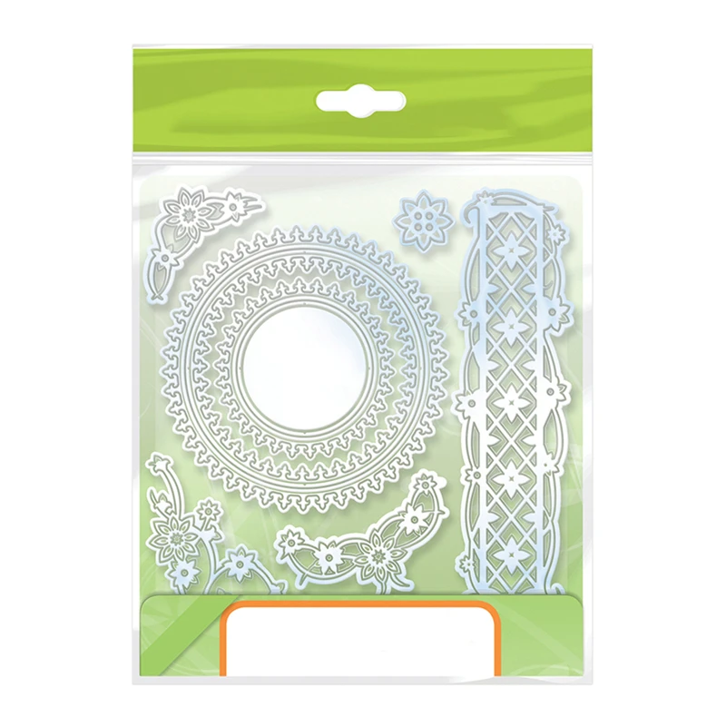 GJCrafts рамка кружева трафарет для скрапбукинга металла резки штампы Новый 2019 думая