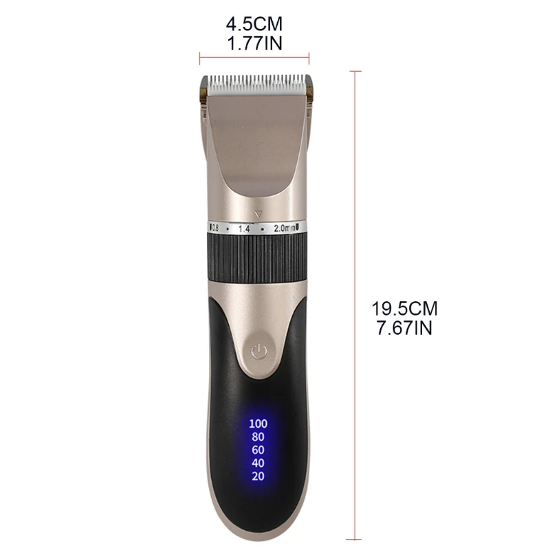 

Hair Clippers Barber Shavers Machine 5-Speed Rechargeable Cordless Haircutting