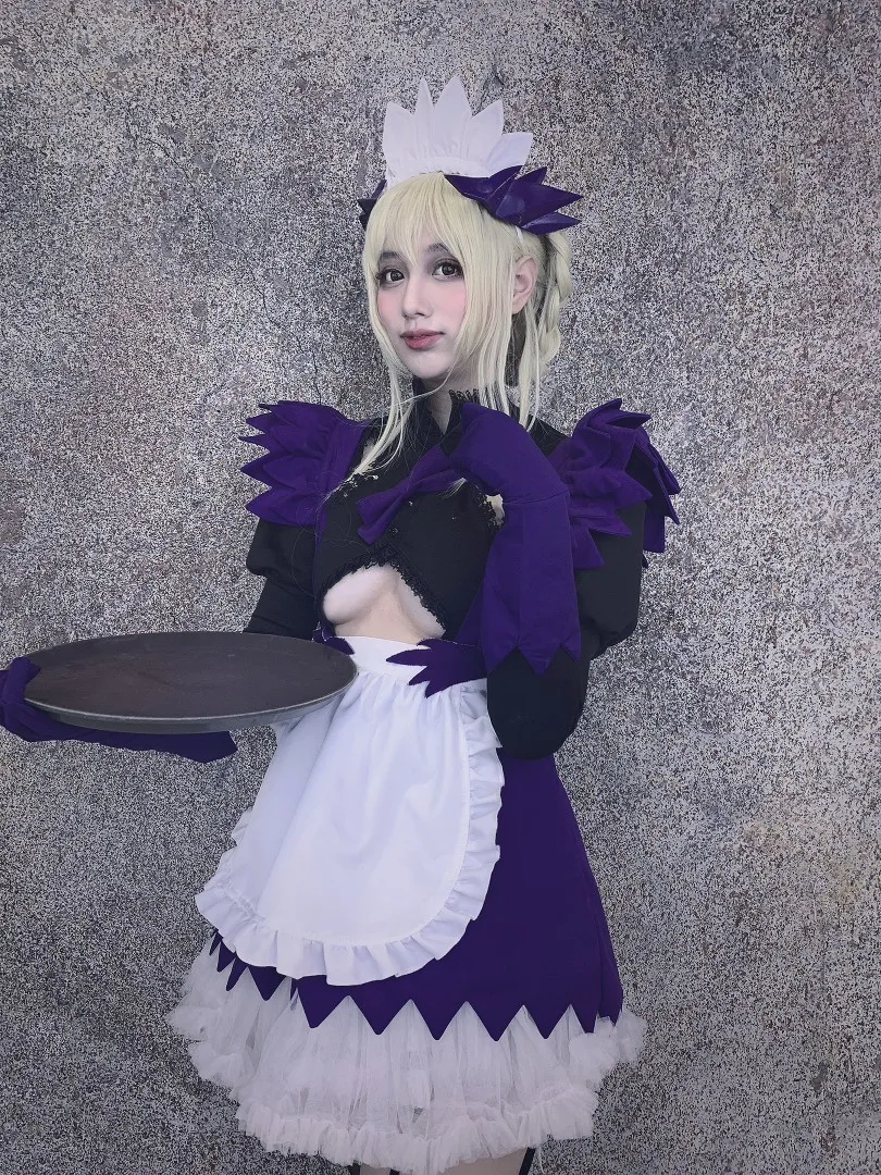 Костюм горничной альтер ФГО для косплея Fate/Grand Order костюм на Хэллоуин