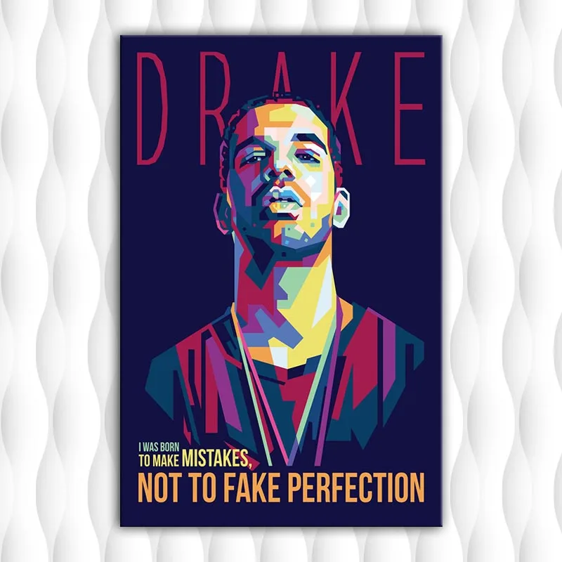 

Hip Hop Rap Star Drake Hot Music Album More Life Views Quality Canvas Painting Poster Bedroom Living Wall Art Home Decor Picture
