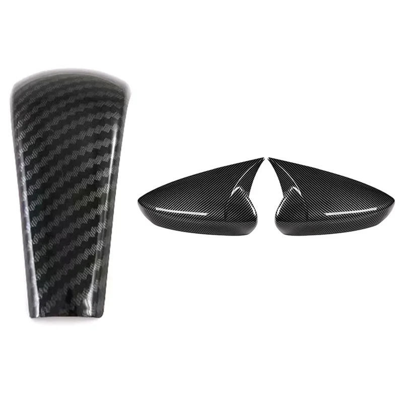 

Automobile shift lever handle cover, door exterior rearview mirror cover, 1