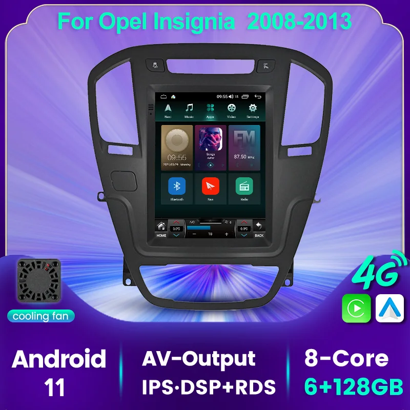 NaviFly 7862 6 + 128G DSP Android 11 Автомобильный мультимедийный плеер радио с экраном для Opel
