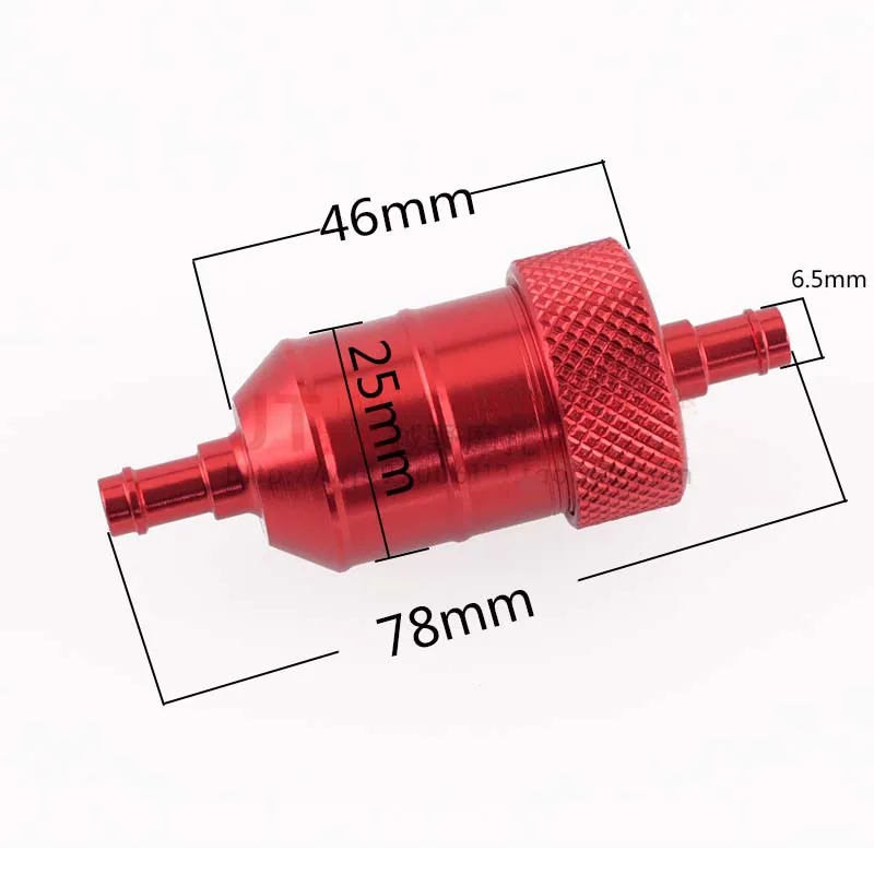 Универсальный бензиновый и газовый топливный фильтр 8 мм очиститель для