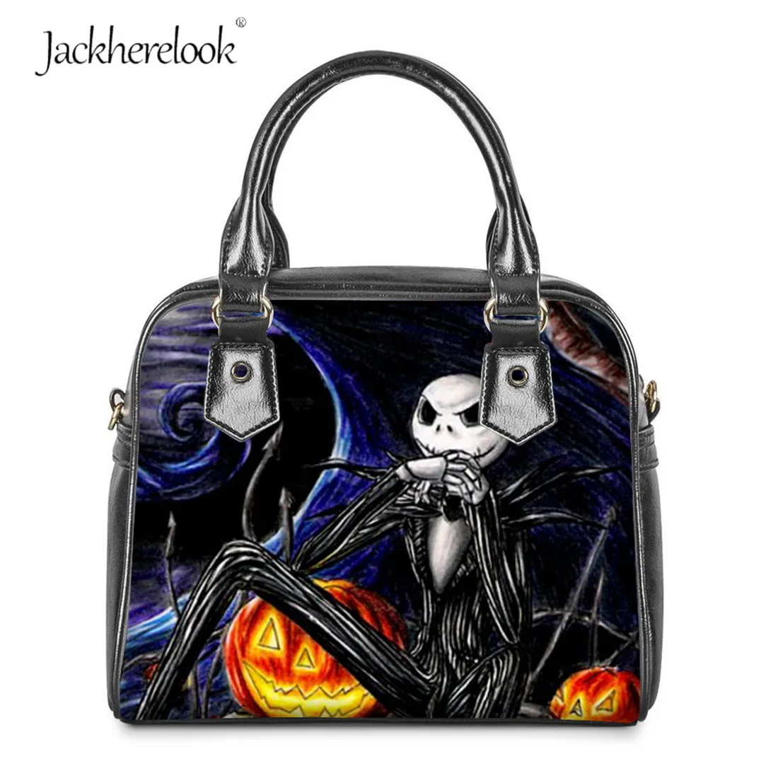 

Jackherelook крутая Рождественская сумка для женщин кожаная сумка через плечо вместительные сумки с верхней ручкой сумка через плечо для девочек