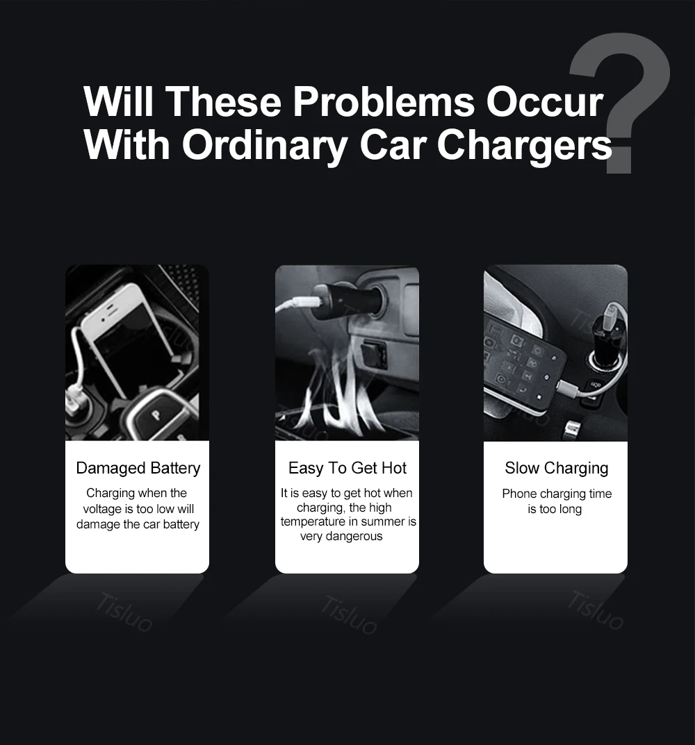 Quick Charge 3.0 Car Charger QC3.0 5 Ports Fast charging Car phone Charger For Samsung  Xiaomi iPhone Car Mobile phone Charger