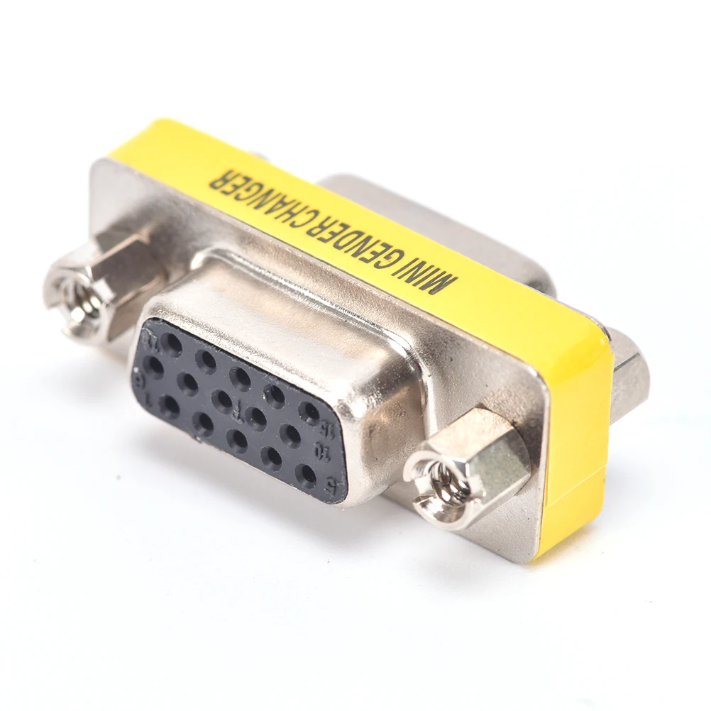 Конвертер адаптер мини ПК VGA гнездовой разъем F/F кабель Расширение Горячая 2 шт.