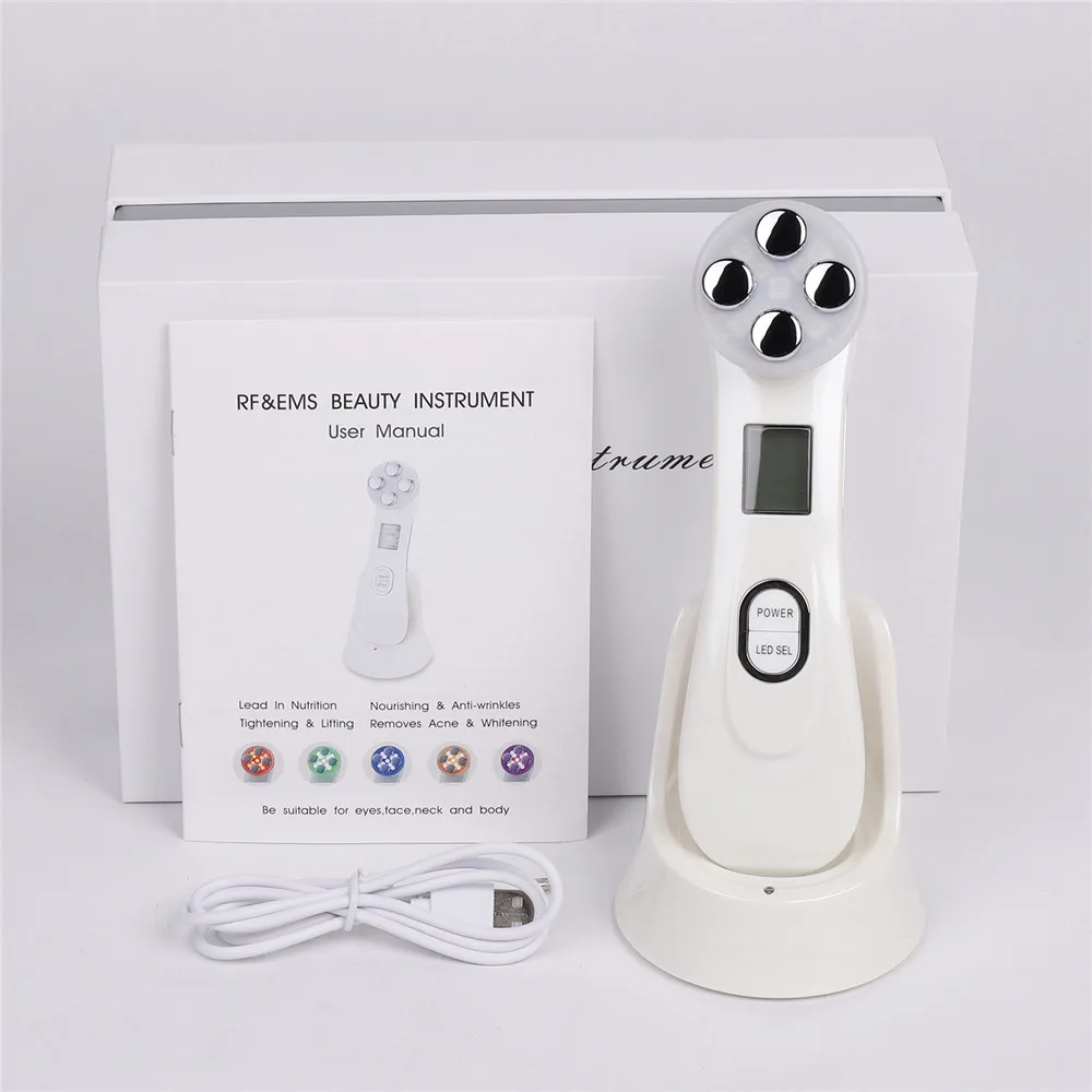 5 в 1 радиочастотный фотонный аппарат для мезотерапии и электропорации | Красота