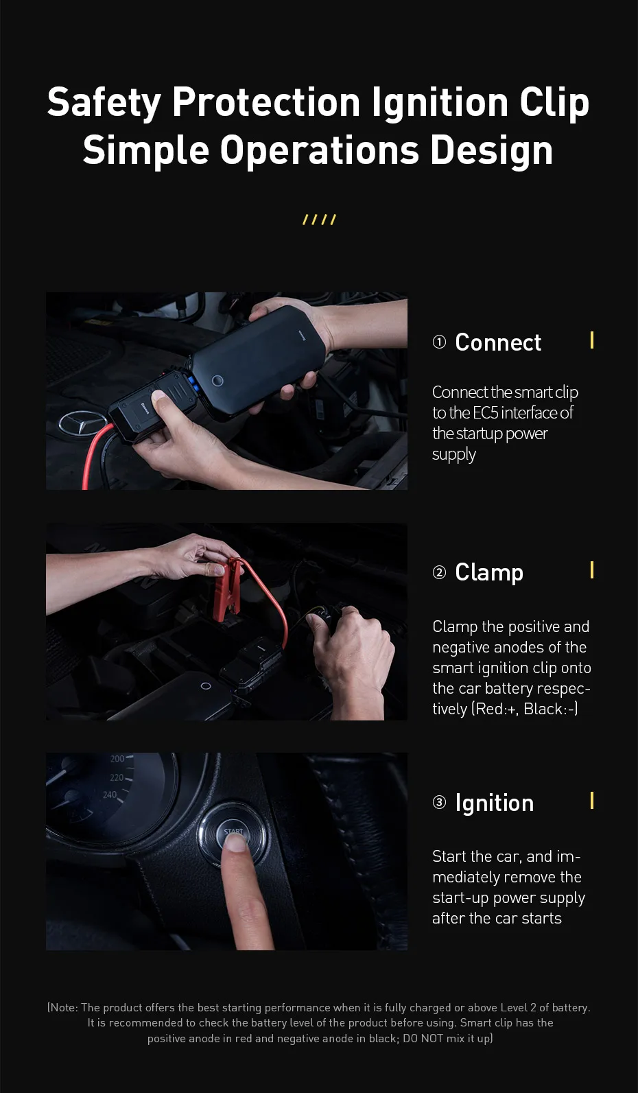 Baseus автомобильное пусковое устройство аккумулятор power Bank 800A Jumpstarter Авто Buster аварийный усилитель автомобильное зарядное устройство пусковое устройство