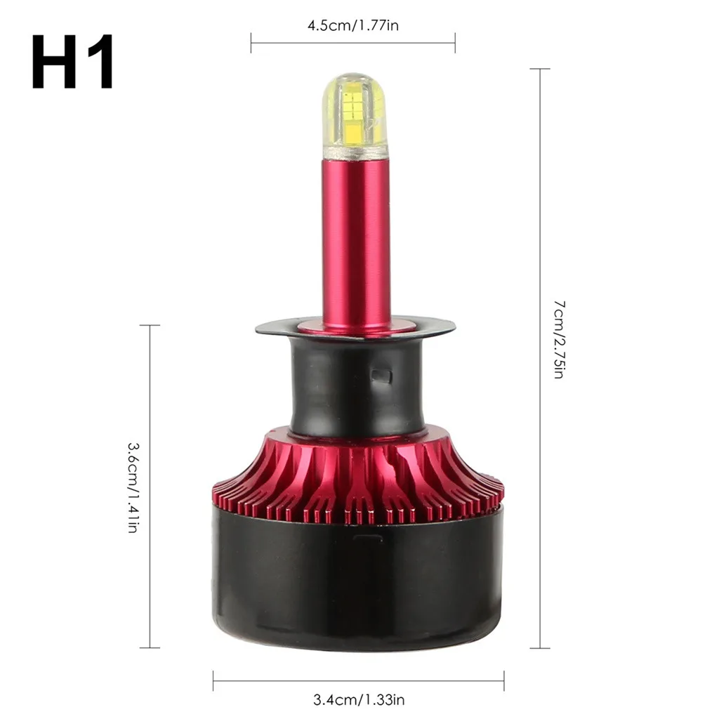 Новые 8-по бокам 3d комплект светодиодных ламп Conversion Kit лампы 120 Вт 18000lm высокое Мощность 6000k H1 360 градусов для рассеивания тепла быстрое охлаждение# w