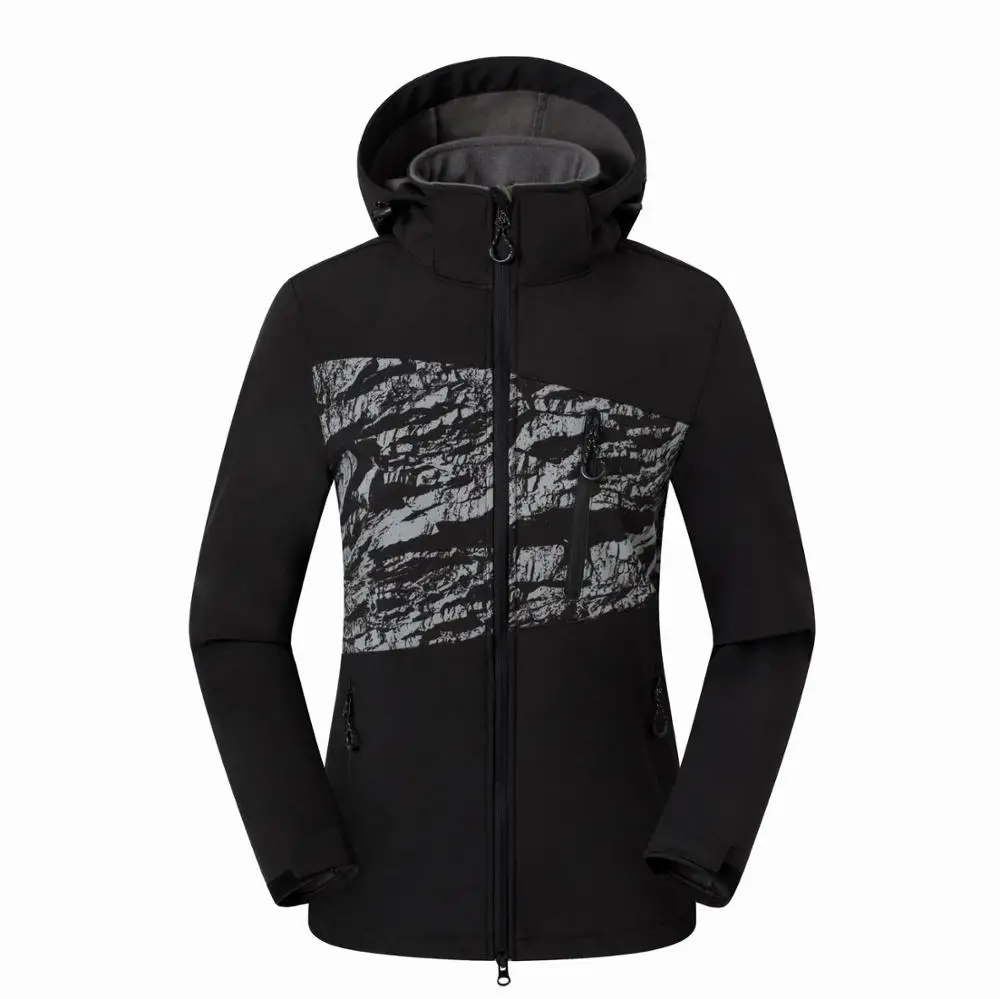 

Women Outdoor Fleece Softshell Hiking Jackets Mountain Climbing Trekking Jaqueta Feminina Fishing Ski Rain Windbreaker Coat