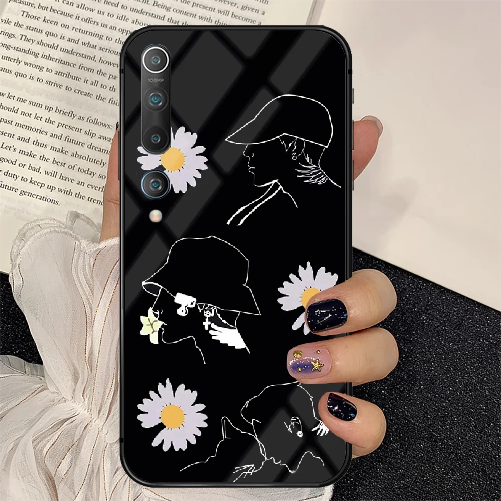 

Kpop Hot G Dragon Phone Tempered Glass Case Cover for Xiaomi Mi A F X POCO M Note 3 9 10 11 i T Pro Lite Painting Pretty Shell