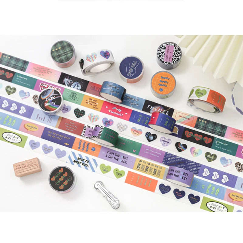 

Наклейка-планировщик INS в стиле ретро для дневника/скрапбукинга, декоративный материал «сделай сам», наклейка в виде пули для журнала, эстет...