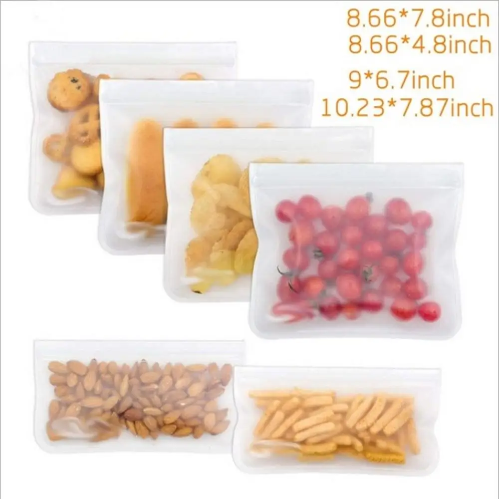 4 Размеры Еда сумка Водонепроницаемый и сохраняющий свежесть прозрачный для