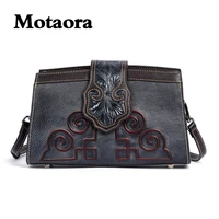motaora fashion womens bag cowhide female versatile handbag casual oblique shoulder generous bags ladies crossbody phone purse