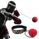 Боксерский рефлекторный мяч головная повязка боевой скоростной тренировочный удар мяч Муай Тай ММА оборудование для упражнений аксессуары