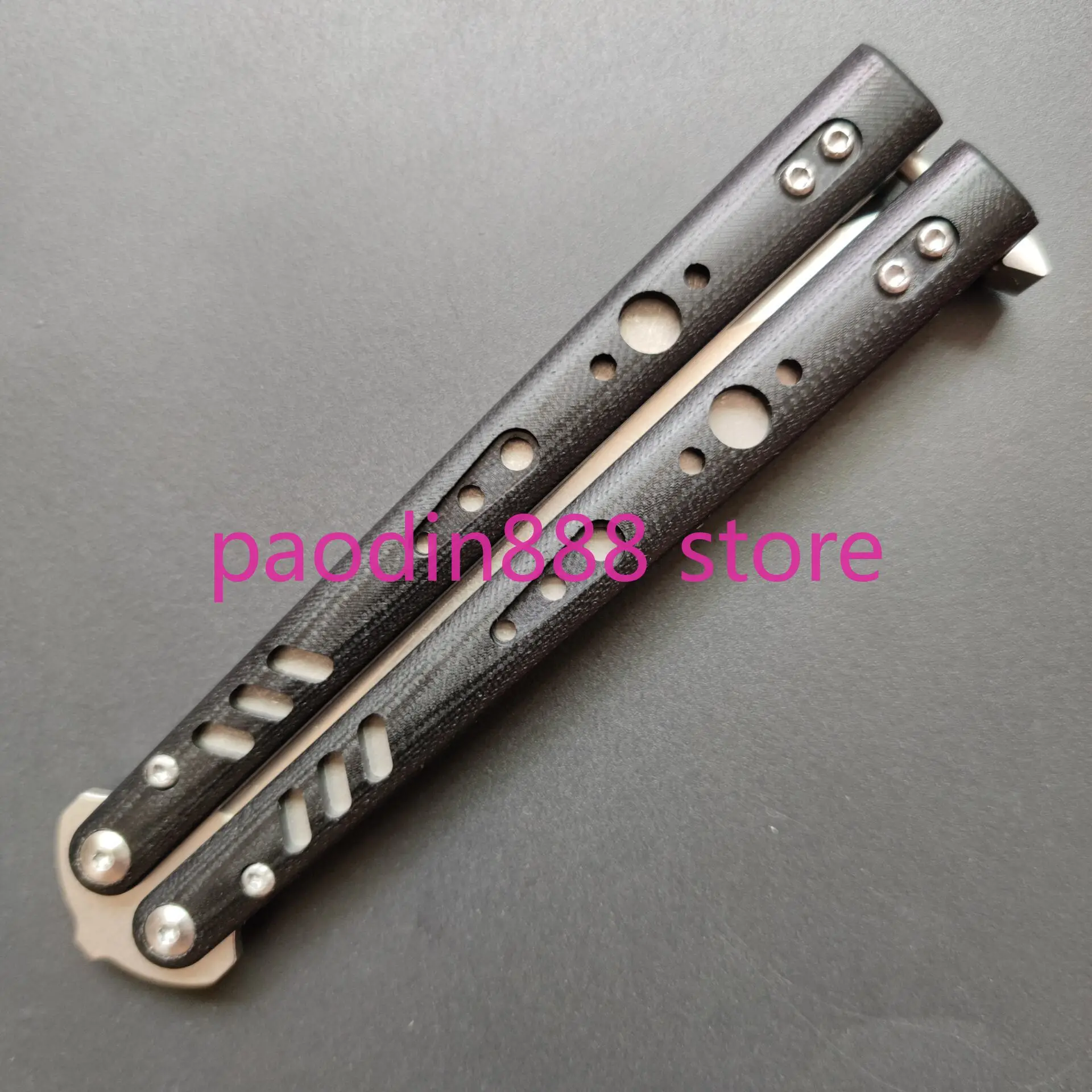 BALIPLUS BRS Replicant 3 цвета Бабочка нож для тренера D2 лезвие G10 + titanium ручка ЧПУ втулка