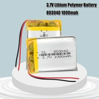 1000mah 3 7v 803040 lithium li polymer rechargeable battery for electronic book tablet toys mobile pocket replacement batteries