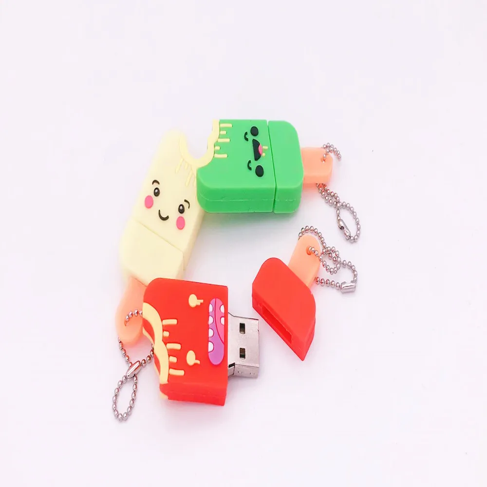 Мороженое флеш накопитель 64 Гб 2 0 Usb мультфильм 32 оперативной памяти 16 встроенной