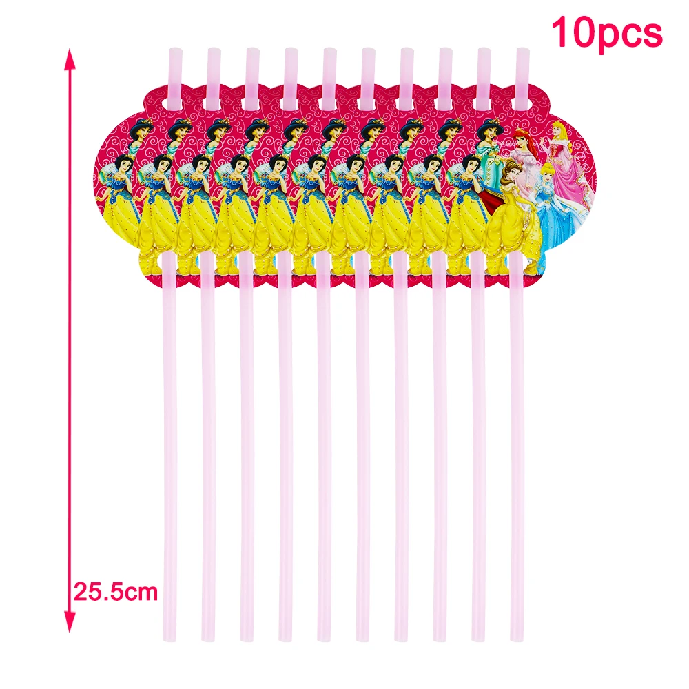 Одноразовая посуда Disney Шесть принцесс 100 шт. тарелка на день рождения + чашка