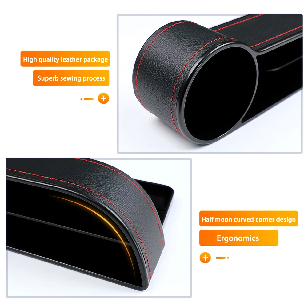 Ящик для хранения автомобильный Органайзер зазор на сиденье полиуретановый