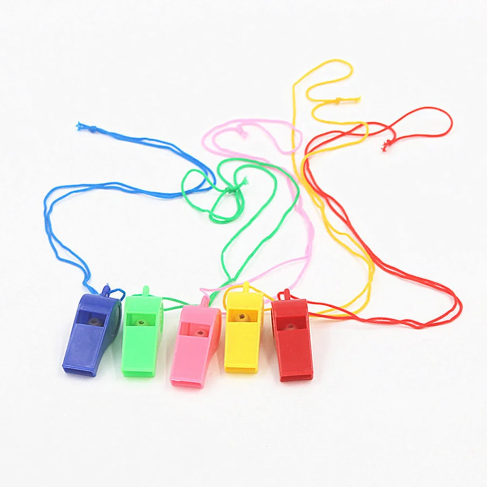 

50Pcs Whistle Referee Coaches Training Sport Whistle Kids Children Gift Party Favor Mixed Color