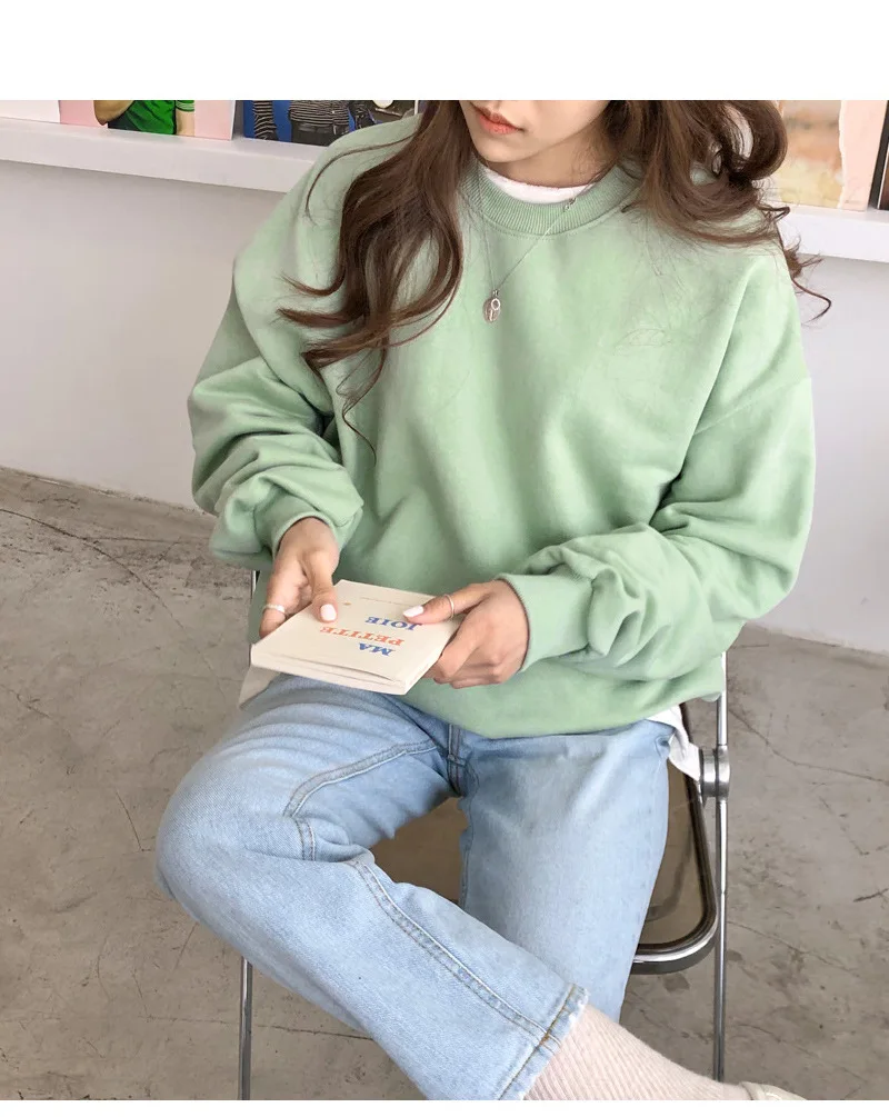 Негабаритный женский модный свитер с длинными рукавами Harajuku свитер с капюшоном свободные повседневные топы