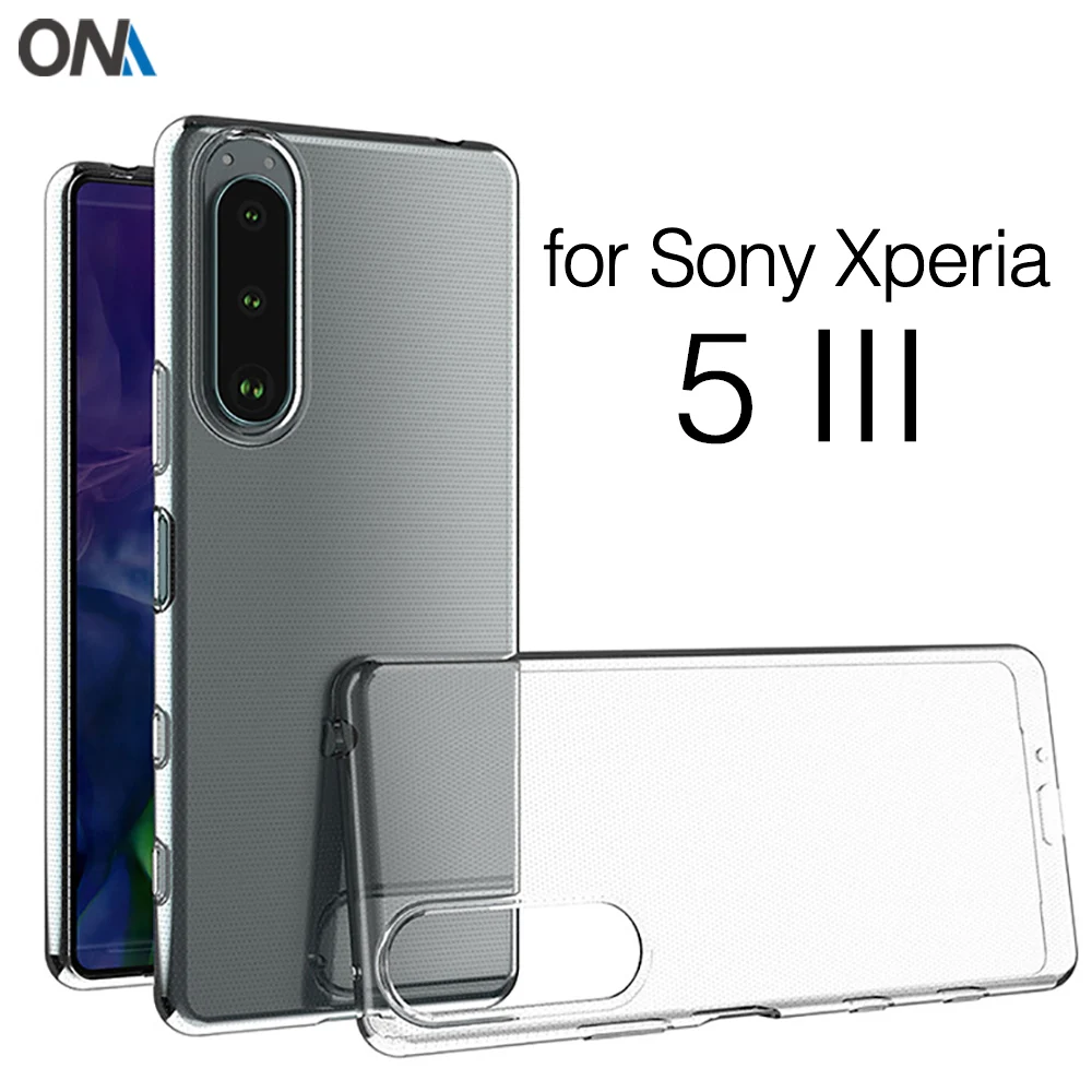 Чехол для Sony Xperia 1 III 10 TPU силиконовый прозрачный подходящий Бампер Мягкий чехол 5 II
