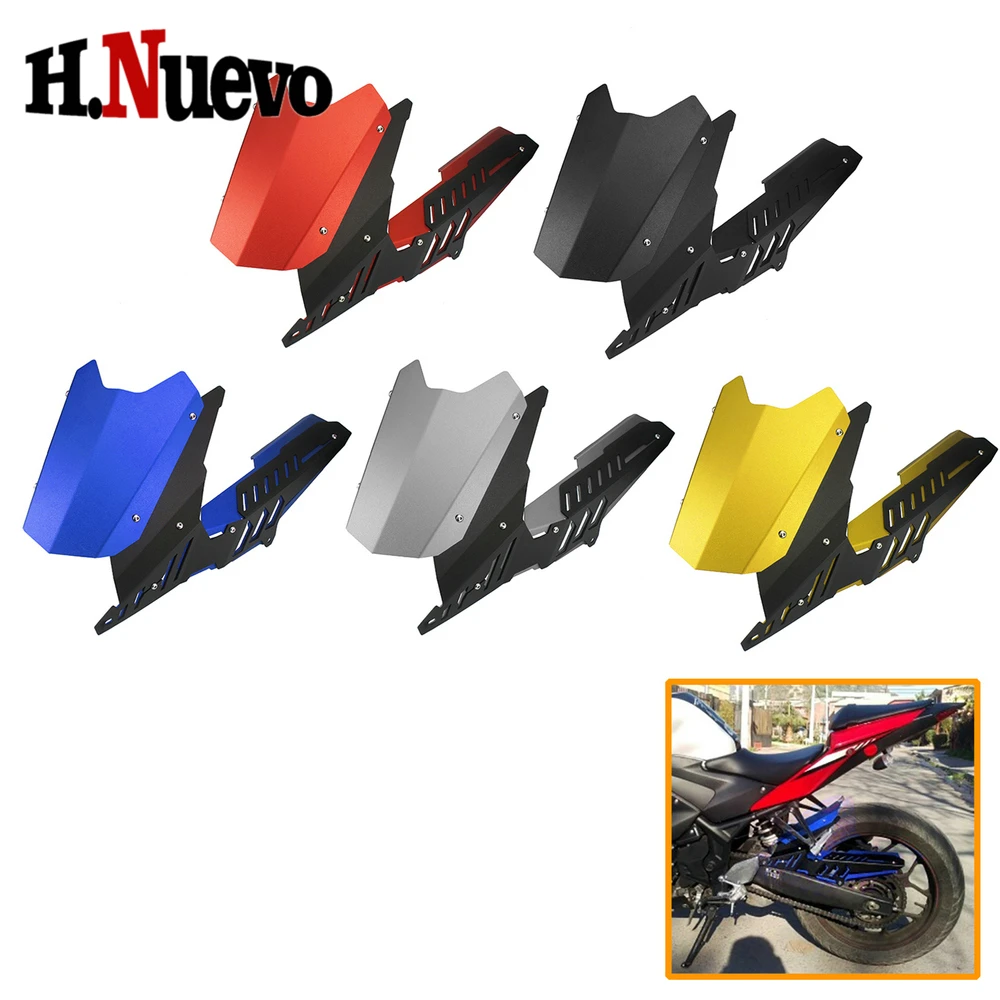 

For Yamaha MT03 2015 2016 2017 YZF-R3 2013-2017 Rear Fender Mudguard & Chain Guard Cover Kit YZF-R25 2013-2019 for Yamaha