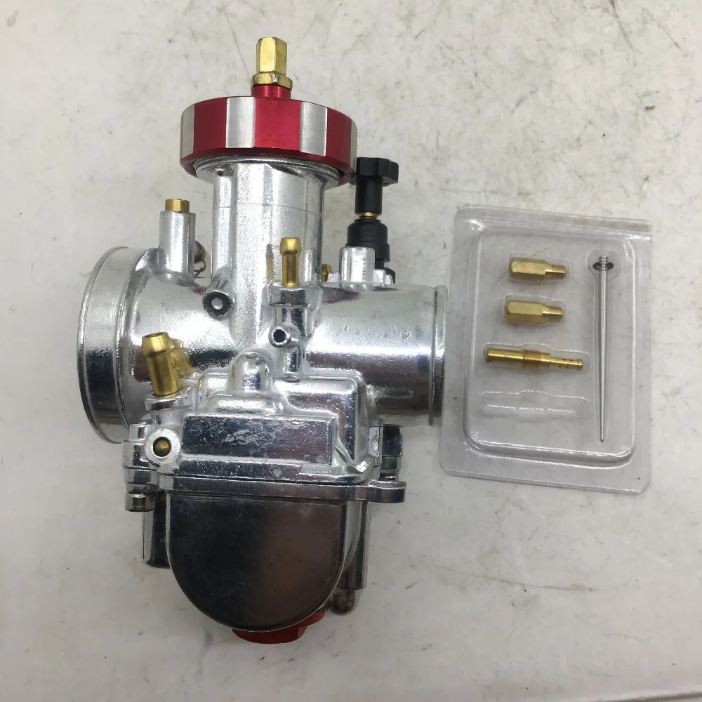 Карбюратор SherryBerg PWK30 30 мм хромированный с круглой головкой для Keihin Carb 30PWK yamaha HONDA KTM