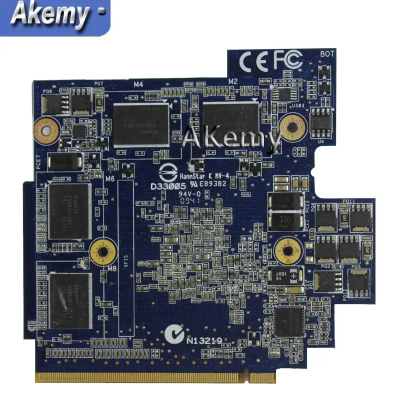 AKemy 60 NVZVG1000 A02 GTX 260 M GTX260M G92 751 B1 DDR3 1 ГБ Placa De Video VGA For Asus G71G G71GX G72GX G51VX G61GX|Материнские