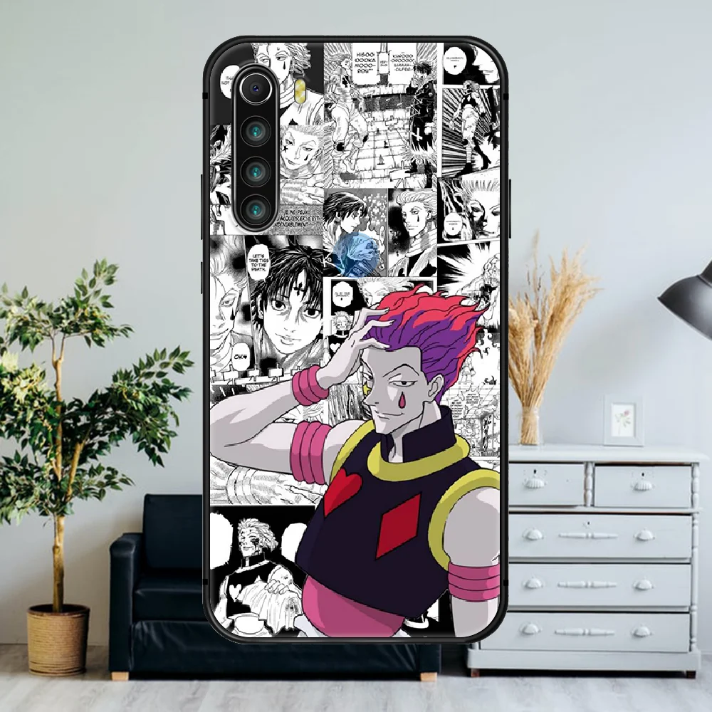 

HUNTER X HUNTER Hisoka Phone Case For Xiaomi Redmi Note 7 8 8T 9 9S 4X 7 7A 9A K30 Pro Ultra black Hoesjes Luxury Funda Trend