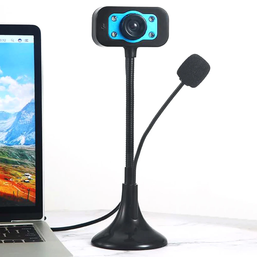 1080P USB веб камера с микрофоном Компьютерная ноутбук или настольная HD микрофон для
