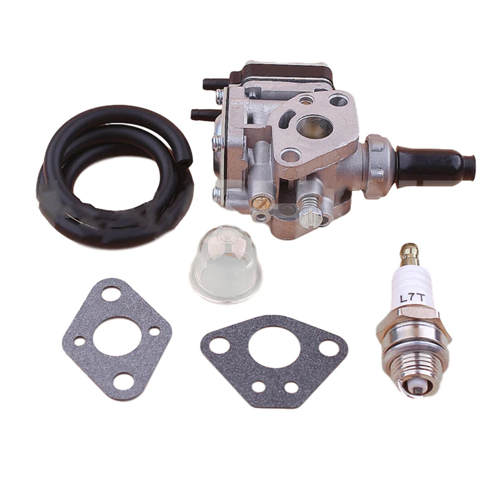 

Carburetor Gasket Kit For Kawasaki TH43 TH48 KBH48A Trimmer Strimmer Brushcutter Parts With Spark Plug Fuel Line Primer Bulb