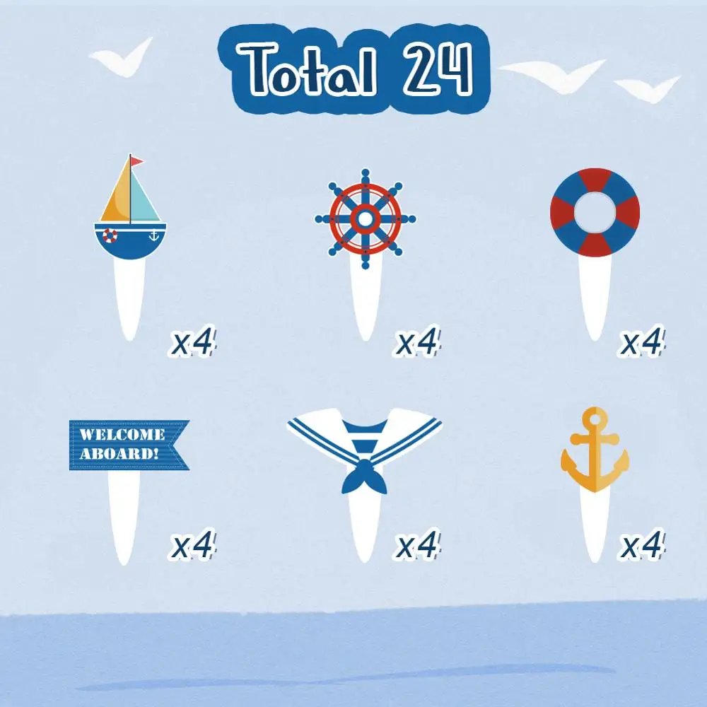 Морской реквизит для Фотокабины 21 шт. морской матрос украшения первого дня