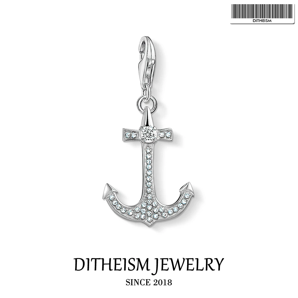 Подвеска в виде якоря осень 2019 модные ювелирные изделия из стерлингового серебра