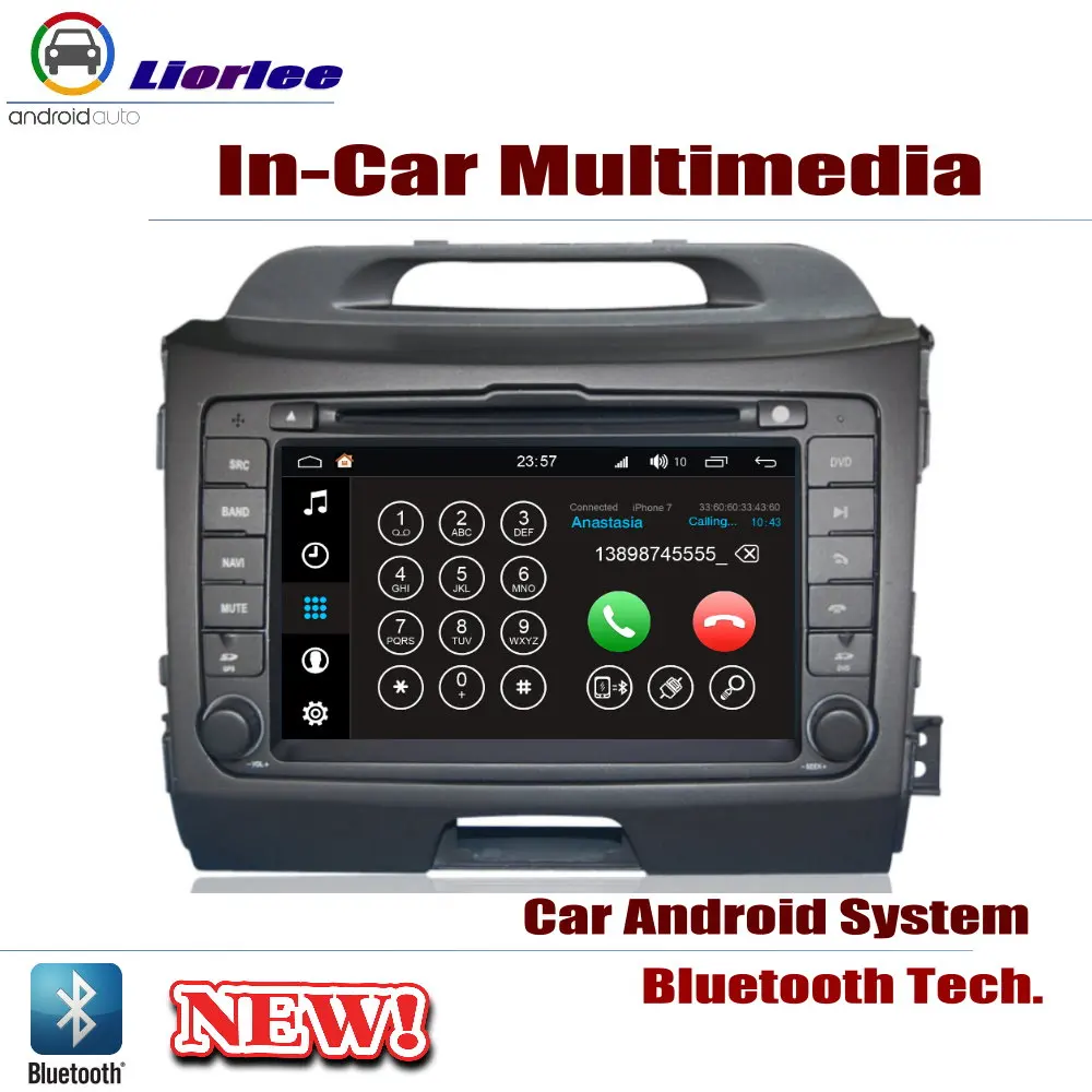 Автомобильный плеер для KIA Sportage (SL) / R 2010 2015 IPS ЖК экран GPS навигация система Android